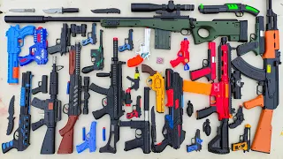 Collecting awm sniper rifle, ak 47, dsr-1 sniper rifle, remington, h&k mp5, m416, banduk, AKM