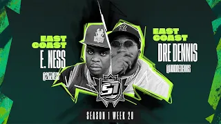 KOTD - Rap Battle - E. Ness vs Dre Dennis | S1W20