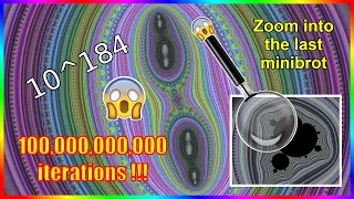 [Legendary zoom] Hard mandelbrot zoom with recursive Julia sets - 100,000,000,000 iterations !