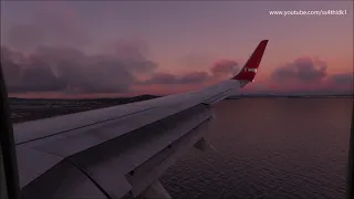 MSFS 2020 PMDG 737 T'way takeoff and landing with wing view