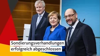 Sondierungsgespräche erfolgreich abgeschlossen