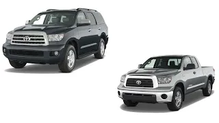 Toyota Sequoia & Tundra — сброс сервисного интервала