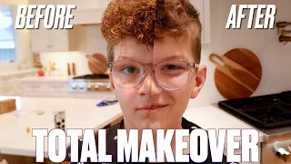COMPLETE MAKEOVER | NEW LOOK AND HAIRSTYLE MONTHS AFTER GETTING HIS HAIR PERMED FOR THE FIRST TIME