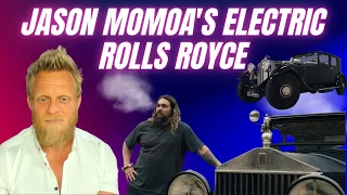 Jason Momoa's 1929 Rolls-Royce converted to electric power