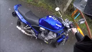 Suzuki GSF 600 BANDIT SOUND CHECK DELKEVIC 200MM SHORTY EXHAUST