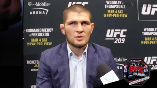 Хабиб Нурмагомедов про бой с Тони Фергюсоном и Конором МакГрегором UFC 209 2017