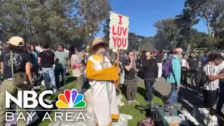 Crowds gather for unofficial 4/20 event in San Francisco's Golden Gate park