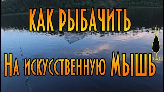 Как рыбачить на искусственную мышь