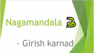 Nagamandala by Girish karnad in Tamil / Nagamandala in Tamil / Nagamandala / Nagamandala by Girish