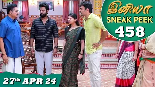 Iniya Serial | EP 458 Sneak Peek | 27th Apr 2024 | Alya Manasa | Rishi | Saregama TV Shows Tamil