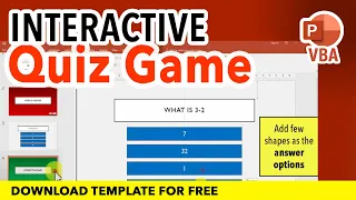 How to create an interactive quiz game in PowerPoint Tutorial