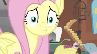 Fluttershy gets slapped several times...