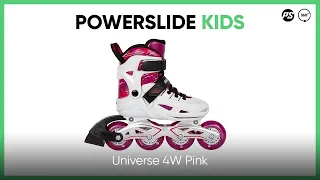 Powerslide Universe 4W Pink Kids Inline Skates - Product Video
