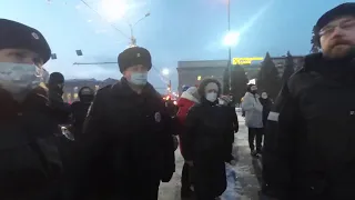 Путин развязал войну, протест Новосибирск