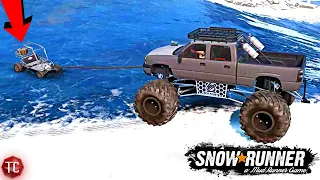 SnowRunner: MONSTERMAX DESTROYS A BUGGY!