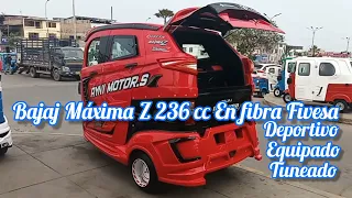 TORITO BAJAJ MAXIMA Z 236CC en fibra FIVESA TUNING