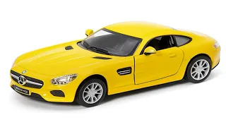 Видео обзор Модель машины Kinsmart Mercedes-AMG GT, инерционный, 1/36