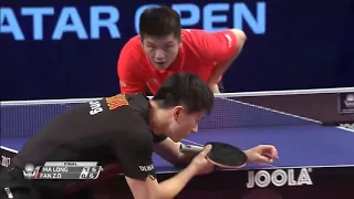 MA Long vs Fan Zhendong Ms Final 2017 Qatar Open