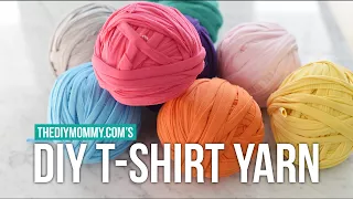 [DIY Channel] How to Make Continuous T-Shirt Yarn from Knit Jersey Fabric