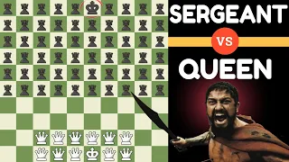 Indestructible Sergeant Army vs 11 Queens on a 10x10 Board| Stockfish is Almost Dead