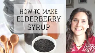 How to Make Elderberry Syrup with Dried Elderberries | Bumblebee Apothecary