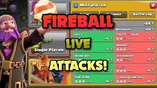 Anti-2 Base Tutorials with Fireball Double Hero Charge! | TH16 Easy and Strong Attacks