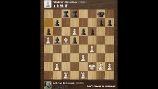 Mikhai Botvinnik vs Vladimir Anatortsev • URS Championship - 1944