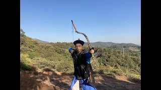bad shooting 61（60ib manchu bow archery）