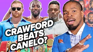 Shawn Porter says Canelo NOT SAME FIGHTER! Reveals his DECLINE & likes Crawford vs Canelo!