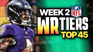 Week 2 Fantasy Football WR Rankings (Top 45)