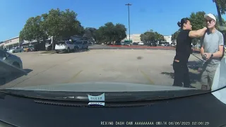 Texas road rage assault caught on dashcam