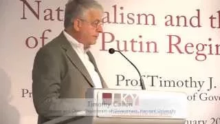 [Lecture] Timothy Colton on Nationalism and the Evolution of the Putin Regime in Russia