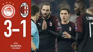 Highlights Olympiacos 3-1 AC Milan - Matchday 6 Group F Europa League 2018/19