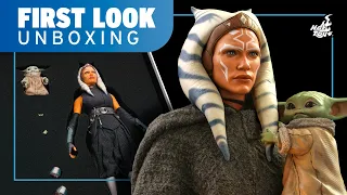 Hot Toys Ahsoka Tano and Grogu The Mandalorian Figure Set Unboxing | First Look