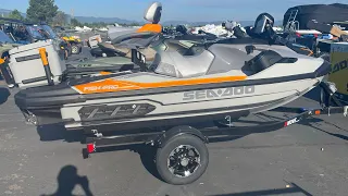 All New 2022 Sea-Doo FishPro Trophy!!! First look and walk around. Unwrapping