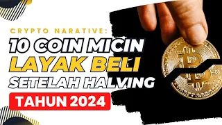 10 Coin Micin LAYAK DI BELI Setelah Bitcoin Halving 2024 (Selain PEPE dan WIF)