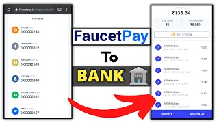 How To Transfer FaucetPay Money To Bank Account(Instant) | FaucetPay Money Transfer To Paytm Wallet