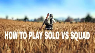 How to play solo vs squad or solo vs duo,pubg mobile in Hindi.