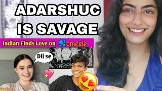 ADARSHUC 'Indian Boy Finds Love on Omegle 😍' REACTION