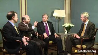 2011 Nobel Laureates in Physics, Saul Perlmutter, Brian P. Schmidt and Adam G. Riess