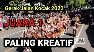 Juara 1, gerak jalan kocak buleleng 2022, peserta paling keren dan kreatif