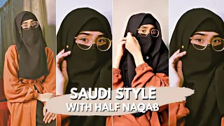 How to wear Saudi Niqab Tutorial in different Style || Saudi Niqab Tutorial ||Ayesha__