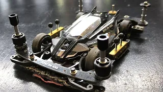 Tamiya mini 4wd - Xstock/Bmax set up for MA chassis, 3 Laps 60Fps