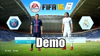 Fifa 16 Demo PSG vs Real madrid 1-1 PS3 HD