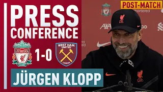 ‘Those 3 Points Feel Massive’ | Liverpool 1-0 West Ham | Jurgen Klopp Post-Match Press Conference