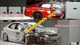 Crash-Safety: 2018 Toyota Camry vs 2017 Nissan Altima