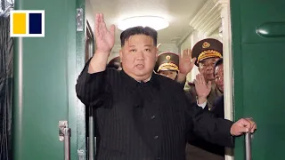 Why did Kim Jong-un travel to Russia by train?