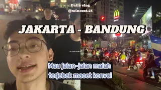 Bandung Vlog (terjebak macet konvoi)