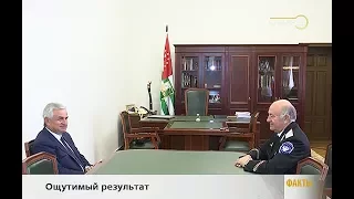Атаман ККВ Н. Долуда встретился с президентом Абхазии Р. Хаджимбой