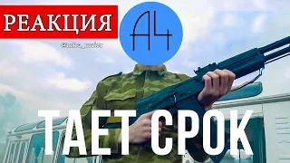 РЕАКЦИЯ на А4 - Тает Срок (Пародия Грибы - Тает Лёд)